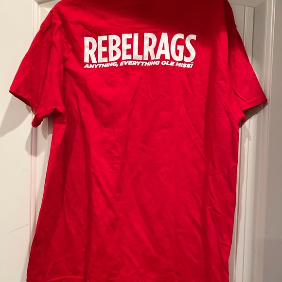 Gildan SEC Ole Miss Party in the Sip Rebel Rags t shirt - Picture 3 of 3